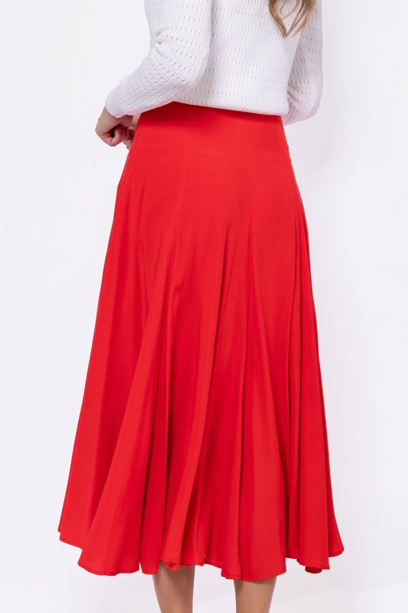 Calia Skirt (Red) - Skirt - Yakira Bella