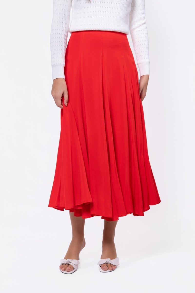 Calia Skirt (Red) - Skirt - Yakira Bella