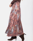 Calista Skirt 36" (Brown) - Skirt - Yakira Bella