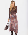 Calista Skirt 36" (Brown) - Skirt - Yakira Bella