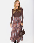 Calista Skirt 36" (Brown) - Skirt - Yakira Bella