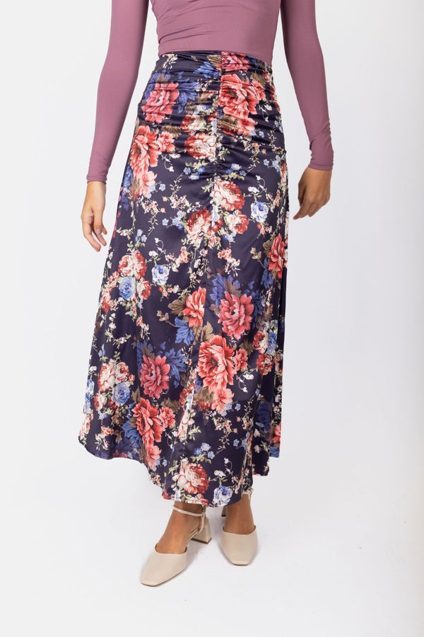 Calista Skirt 36" (Purple Ground) - Skirt - Yakira Bella