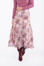 Calista Skirt (Pink Pattern) - Skirt - Yakira Bella