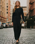 Camellia Dress (Black) - Dress - Yakira Bella