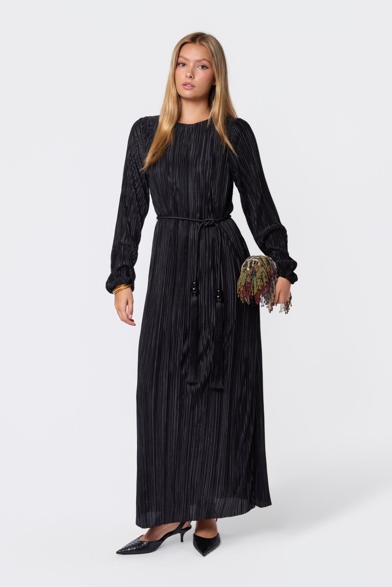 Camellia Dress (Black) - Dress - Yakira Bella