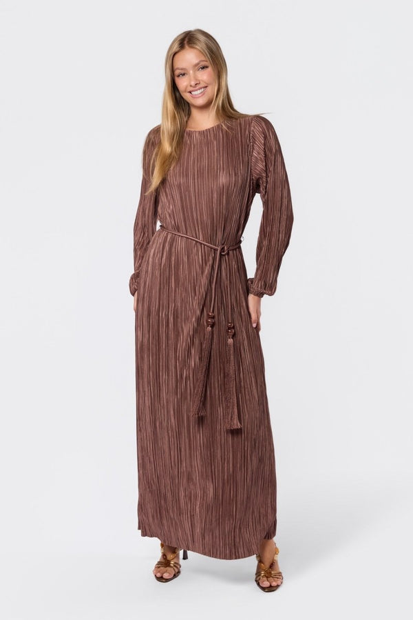 Camellia Dress (Brown) - Dress - Yakira Bella