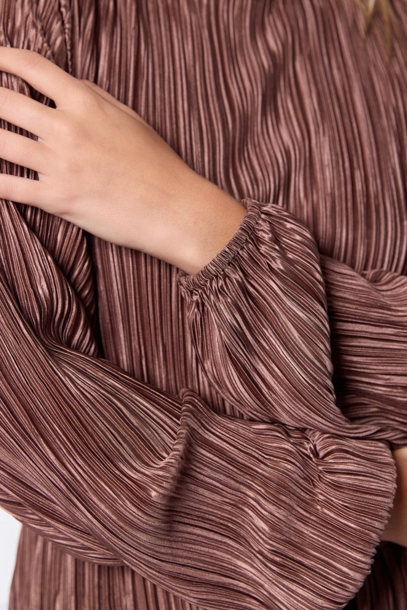 Camellia Dress (Brown) - Dress - Yakira Bella