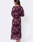Camellia Dress (Burgundy Pattern) - Dress - Yakira Bella
