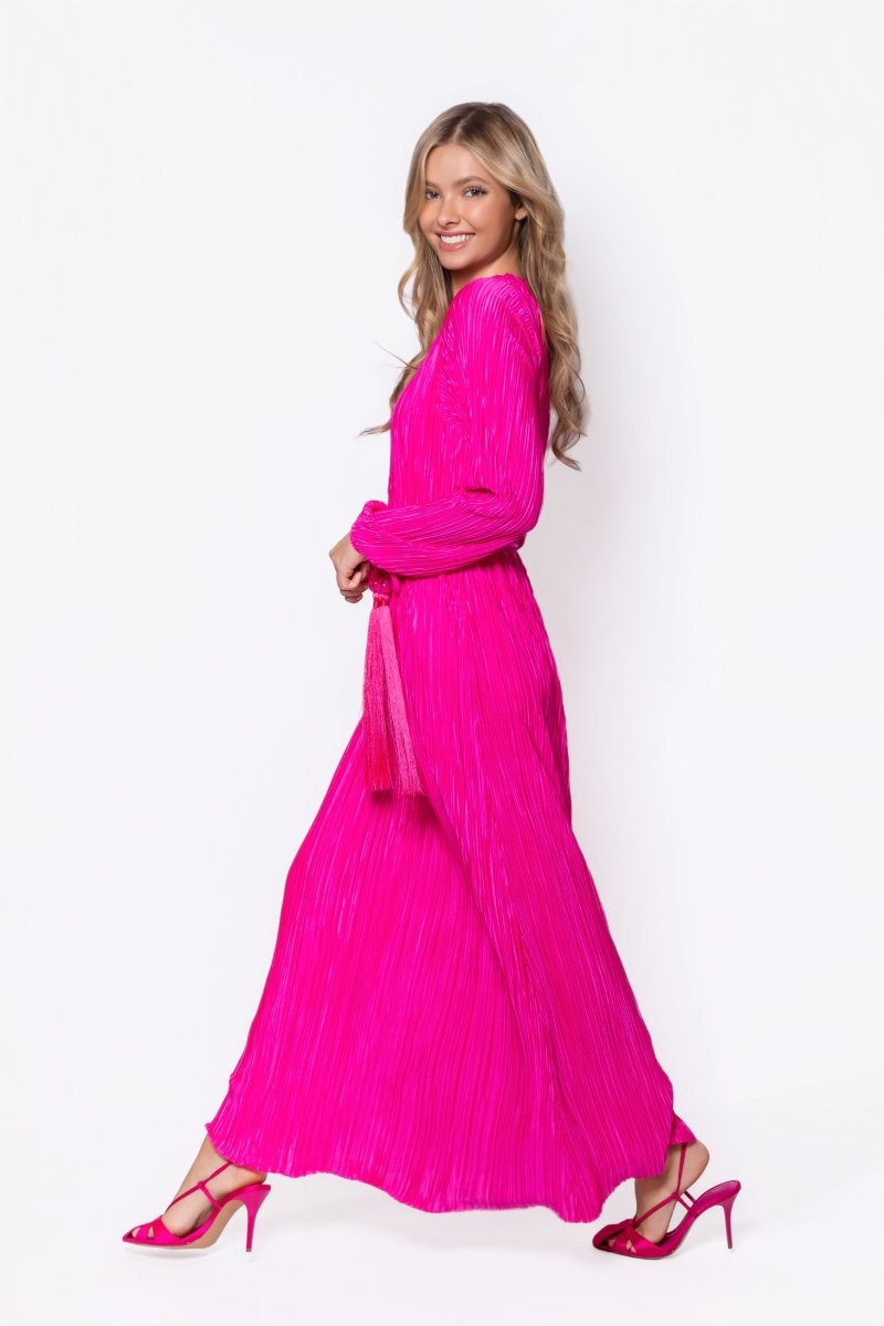 Camellia Dress (Hot Pink) - Dress - Yakira Bella