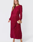 Camellia Dress (Wine) - Dress - Yakira Bella