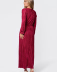 Camellia Dress (Wine) - Dress - Yakira Bella