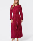 Camellia Dress (Wine) - Dress - Yakira Bella