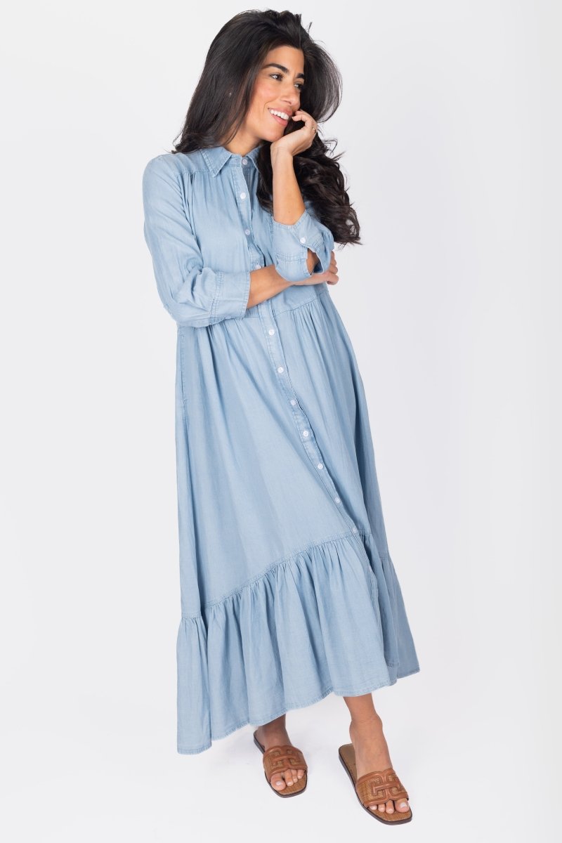 CAMILLE DRESS (CHAMBRAY) - Dress - Yakira Bella