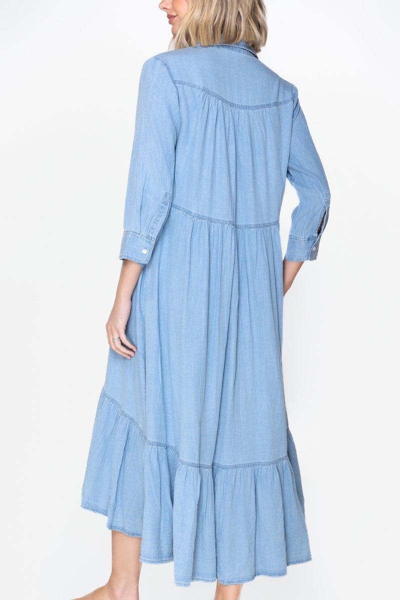 CAMILLE DRESS (CHAMBRAY) - Dress - Yakira Bella