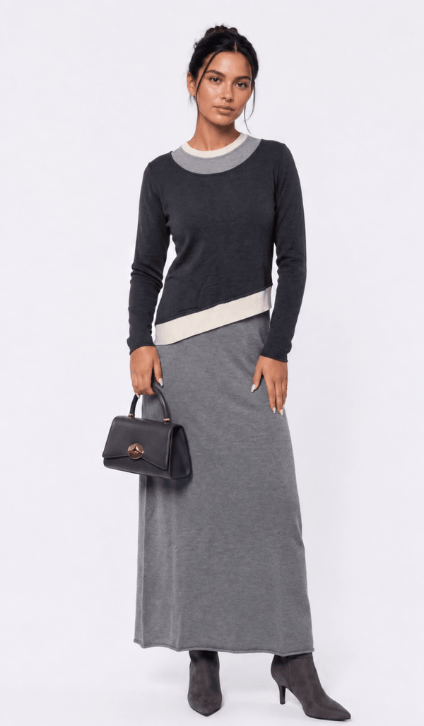 Carine Dress (Grey) - Dress - Yakira Bella