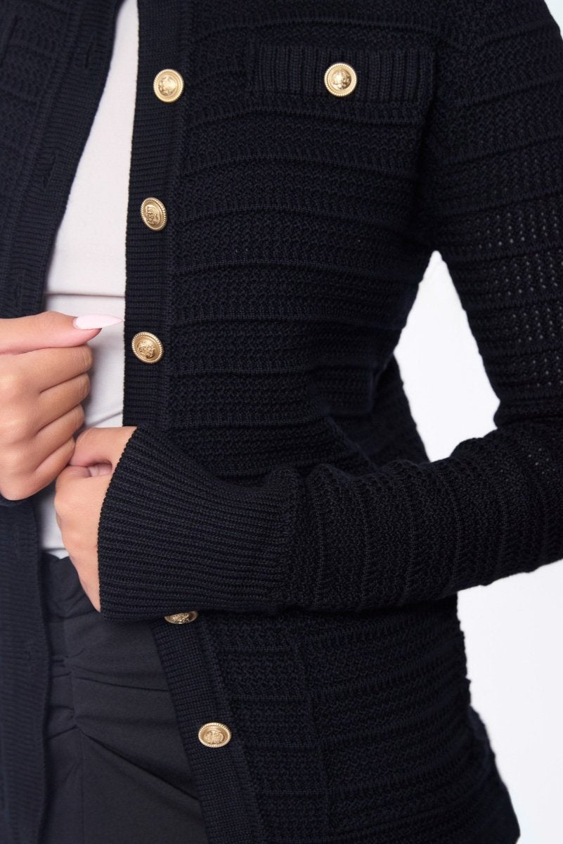 Carmela Cardigan (Black) - Top - Yakira Bella