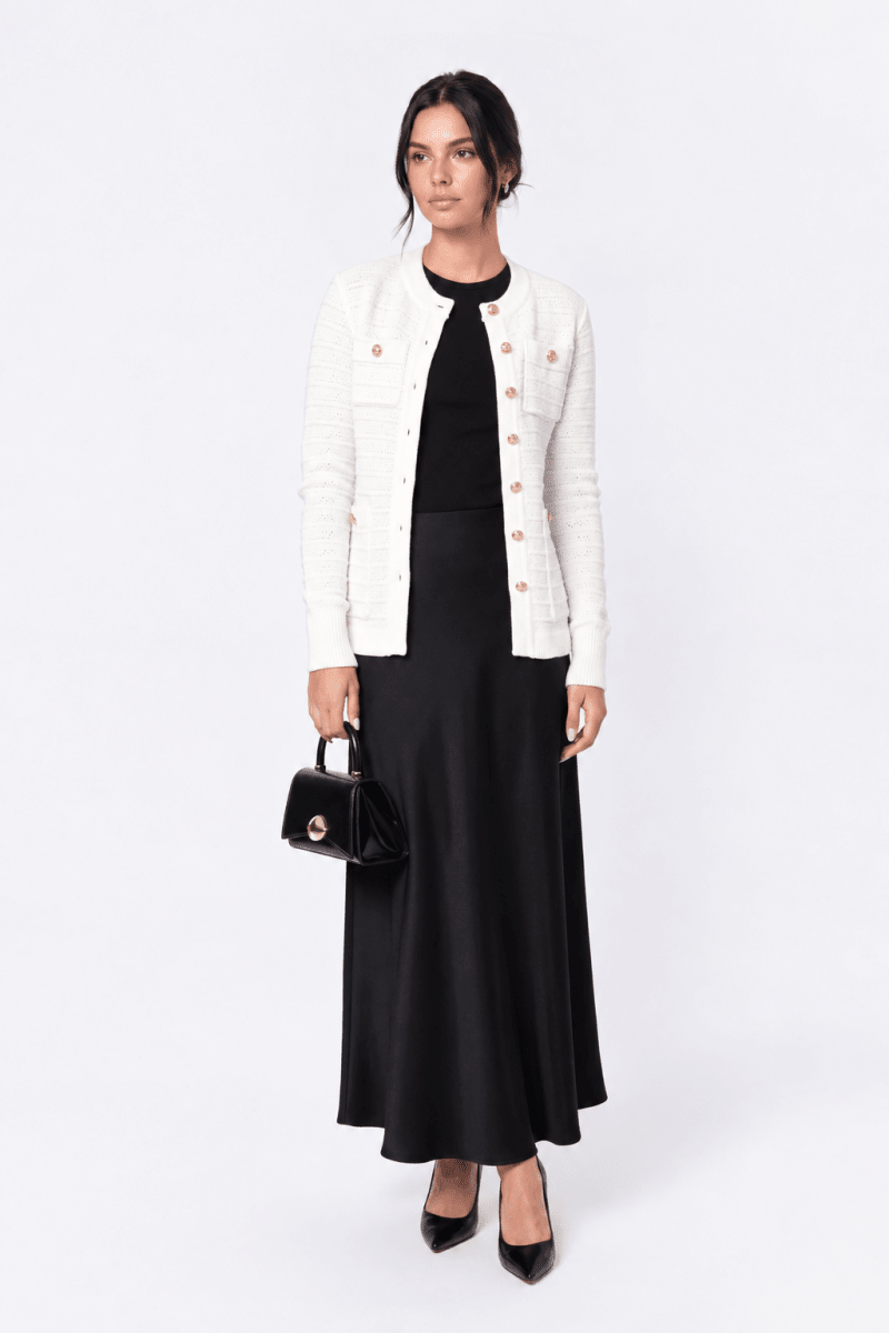 Carmela Cardigan (Cream) - Top - Yakira Bella