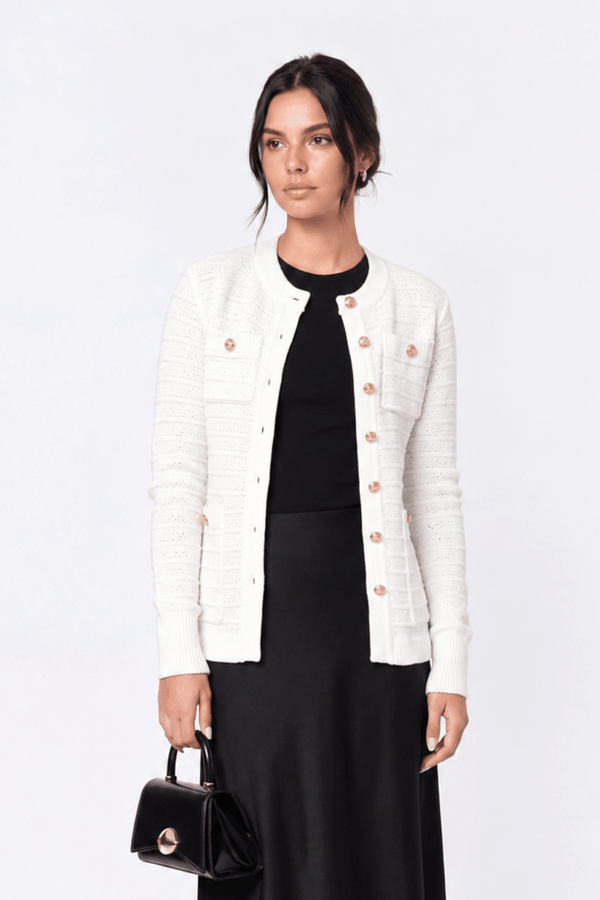 Carmela Cardigan (Cream) - Top - Yakira Bella