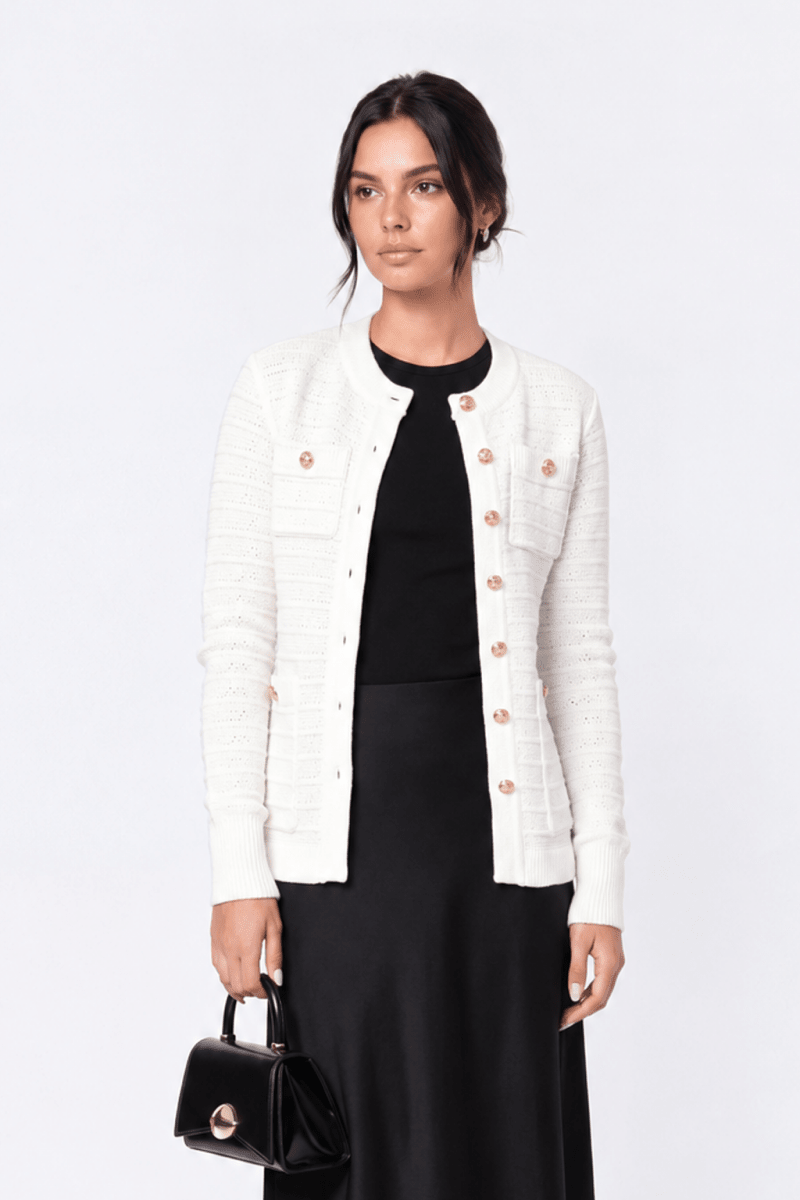 Carmela Cardigan (Cream) - Top - Yakira Bella