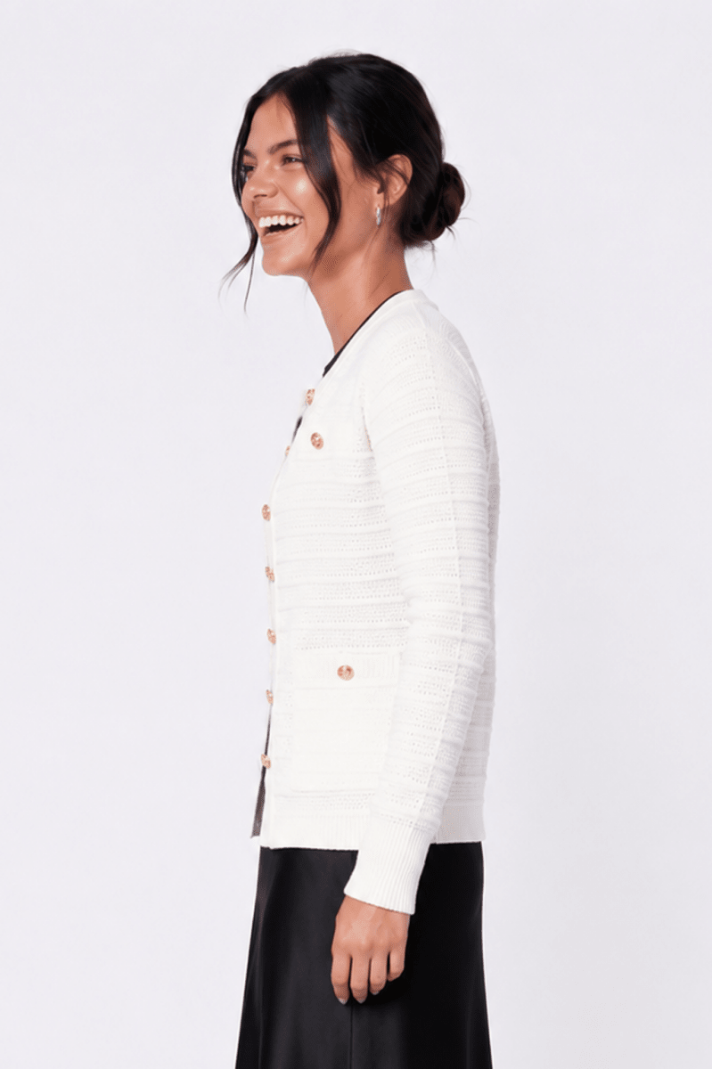 Carmela Cardigan (Cream) - Top - Yakira Bella