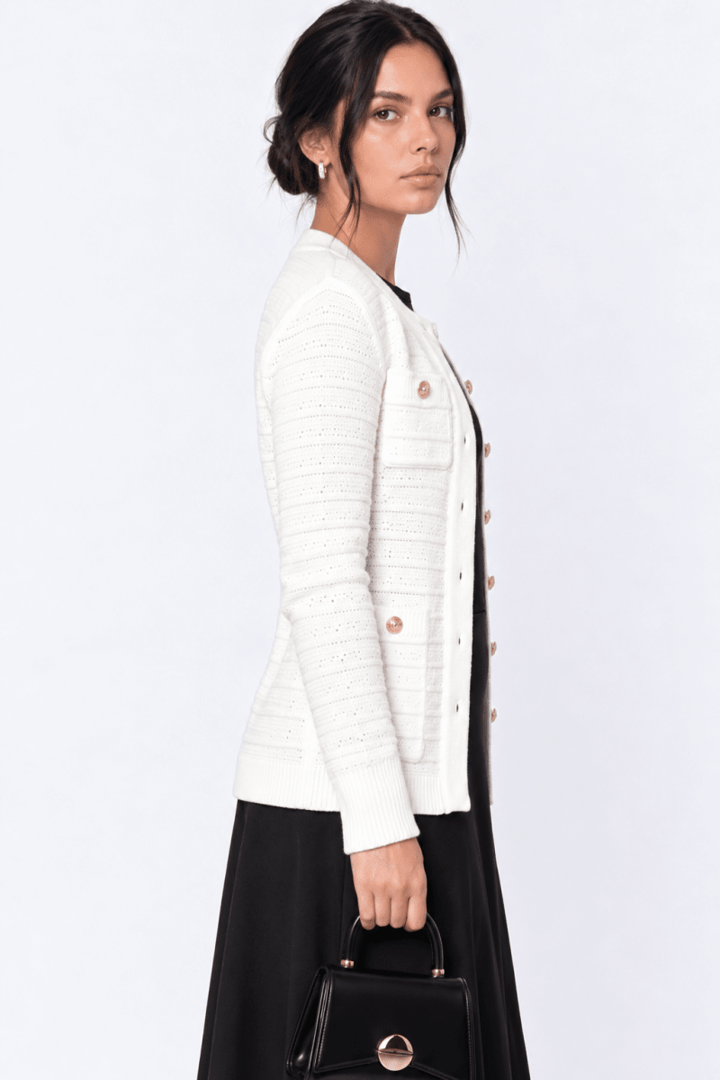 Carmela Cardigan (Cream) - Top - Yakira Bella