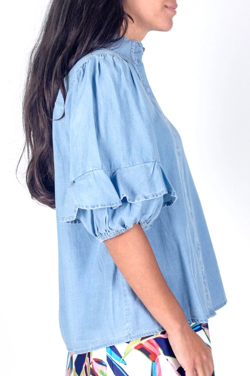 CASEY TOP (CHAMBRAY) - Top - Yakira Bella