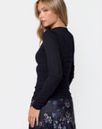 Cassie Top (Black) - Top - Yakira Bella