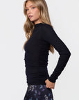 Cassie Top (Black) - Top - Yakira Bella