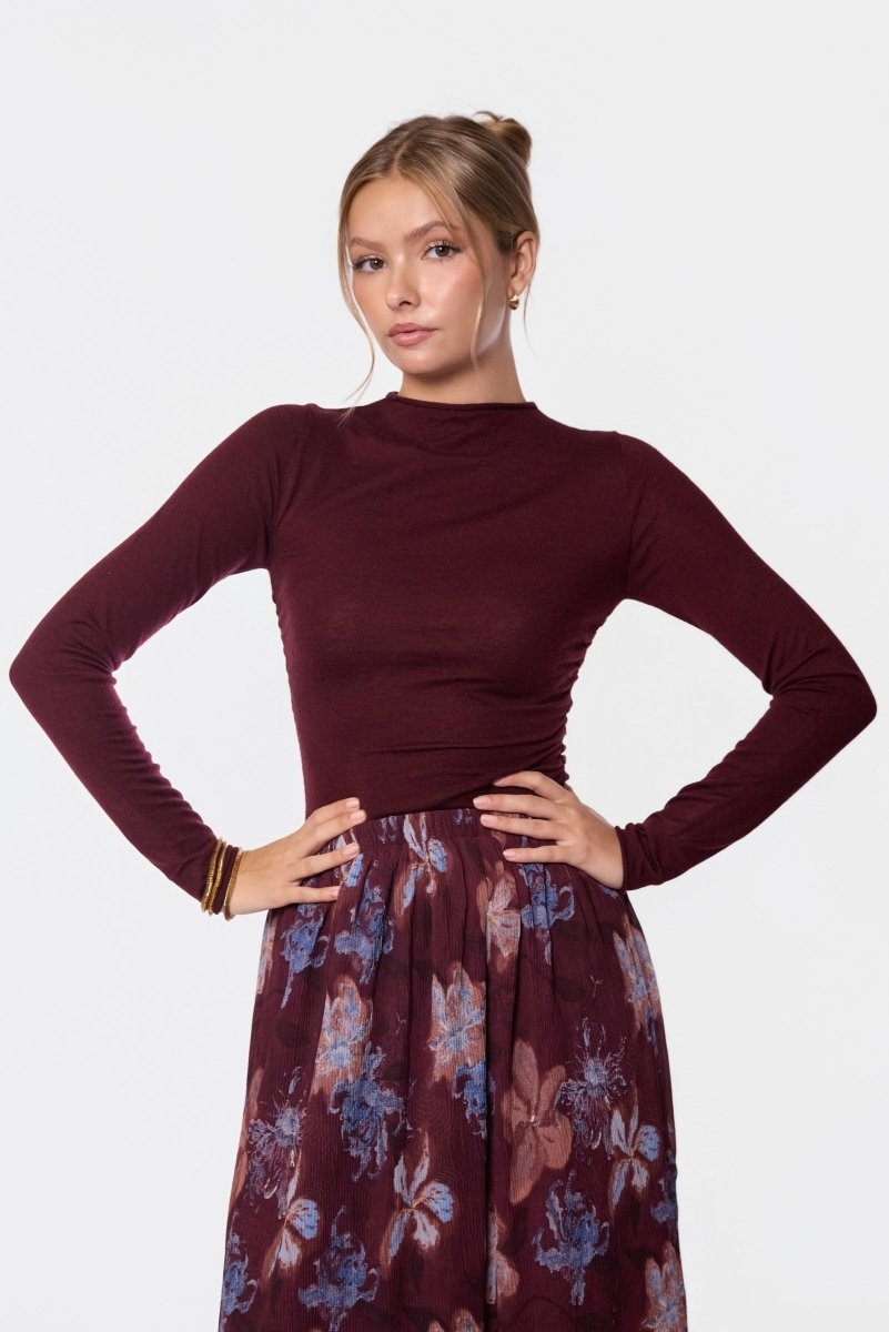 Cassie Top (Deep Brown) - Top - Yakira Bella
