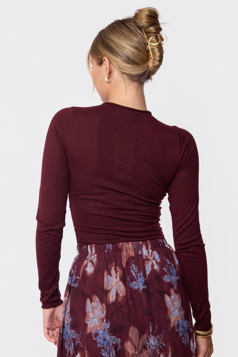 Cassie Top (Deep Brown) - Top - Yakira Bella