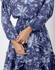 Cecilia Dress 39" (Purple Pattern) - Dress - Yakira Bella