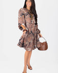 Celia Dress (Black Pattern) - Dress - Yakira Bella