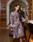 Celia Dress (Black Pattern) - Dress - Yakira Bella