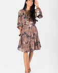 Celia Dress (Black Pattern) - Dress - Yakira Bella