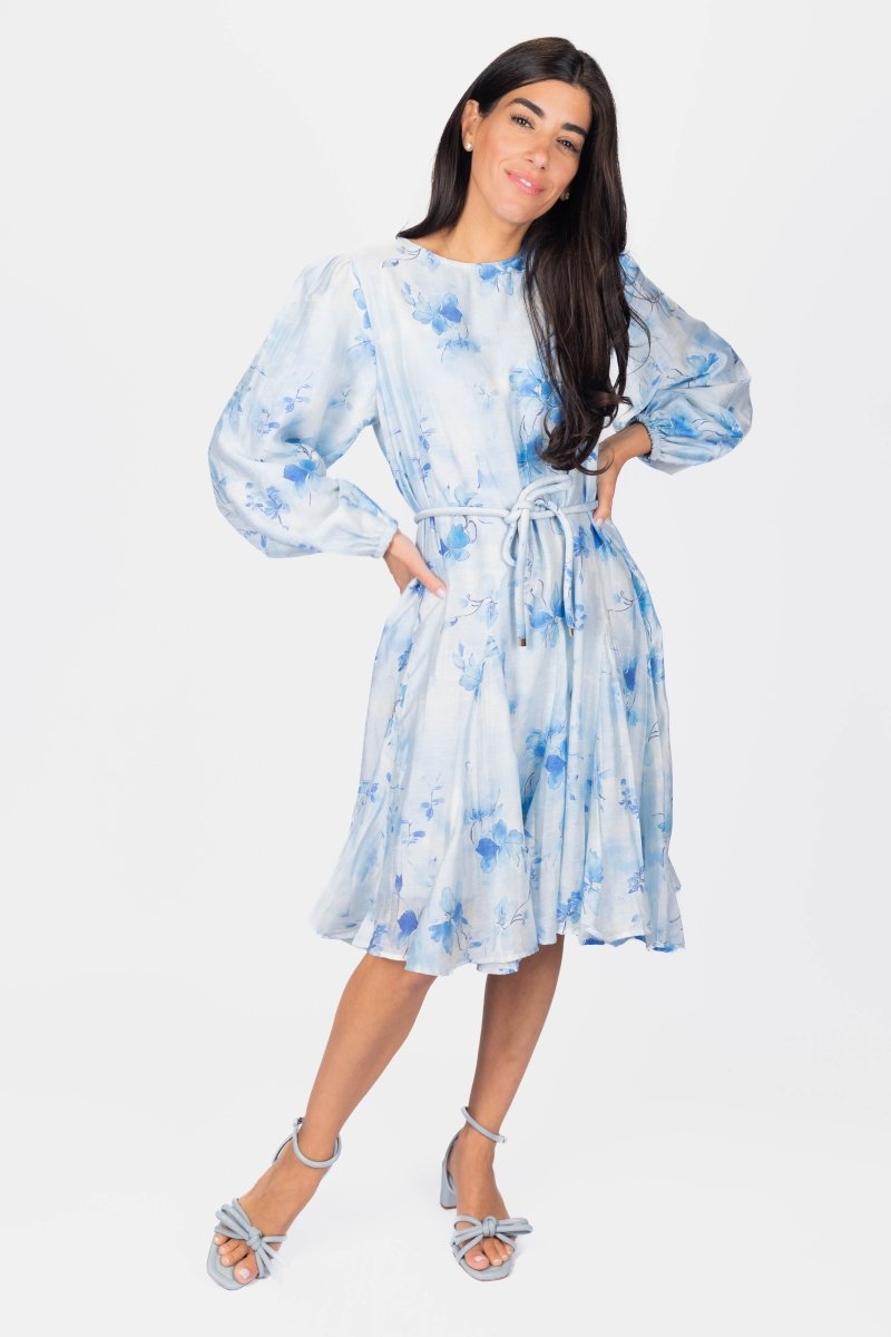 CELIA DRESS (BLUE) - Dress - Yakira Bella