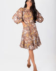 Celia Dress (Yellow Pattern) - Dress - Yakira Bella