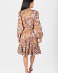 Celia Dress (Yellow Pattern) - Dress - Yakira Bella