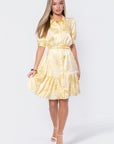 Celine Dress 39" (Butter Yellow) - Dress - Yakira Bella