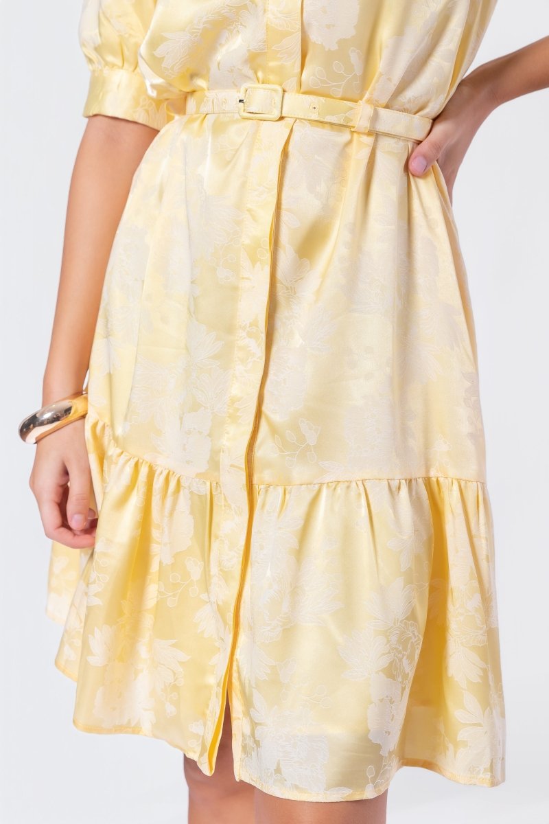 Celine Dress 39" (Butter Yellow) Yakira Bella Celine Dress 39" (Butter Yellow) Yakira Bella