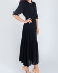 CHARLOTTE DRESS (BLACK) - Dress - Yakira Bella