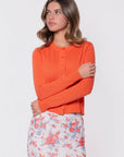 Chloe Cardigan (Deep Coral) - Top - Yakira Bella