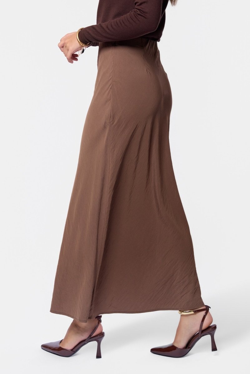 Christa Skirt (Brown) - Skirt - Yakira Bella