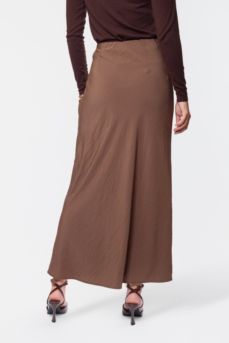 Christa Skirt (Brown) - Skirt - Yakira Bella