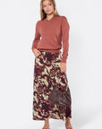 Christa Skirt (Burgundy Ground) - Skirt - Yakira Bella