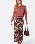 Christa Skirt (Burgundy Ground) - Skirt - Yakira Bella