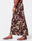 Christa Skirt (Burgundy Ground) - Skirt - Yakira Bella