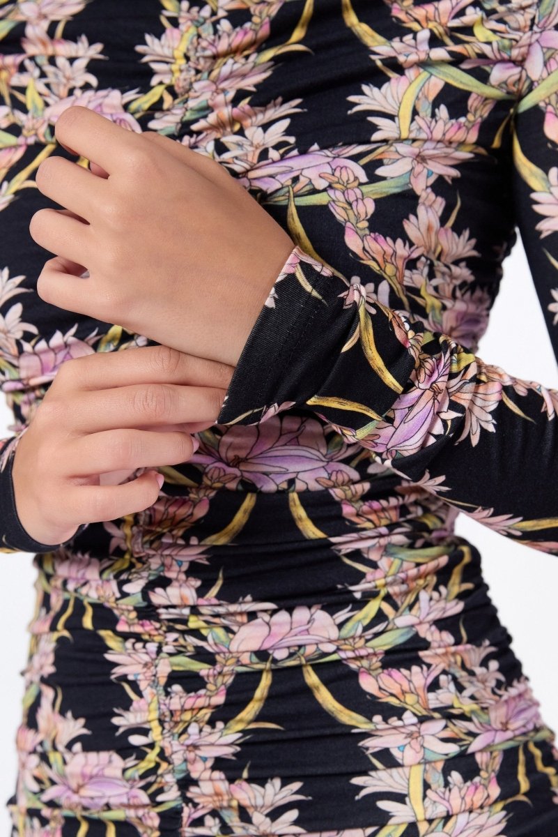 Christine Dress (Black Pattern) - Dress - Yakira Bella