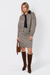 Ciarra Skirt (Brown Plaid)