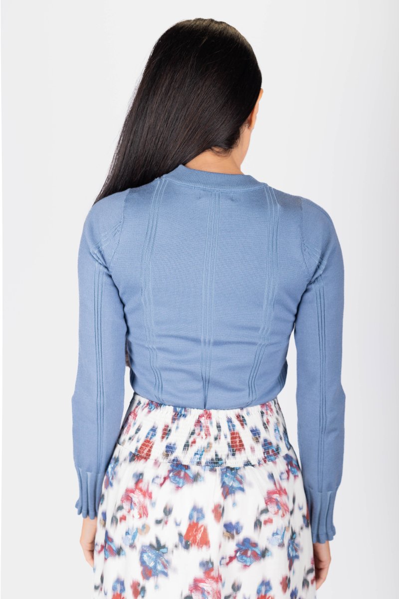 Claire Top (Blue) – Yakira Bella