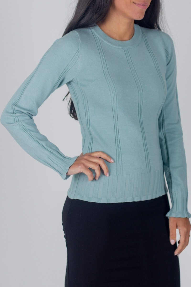 CLAIRE TOP (DENIM) - Top - Yakira Bella